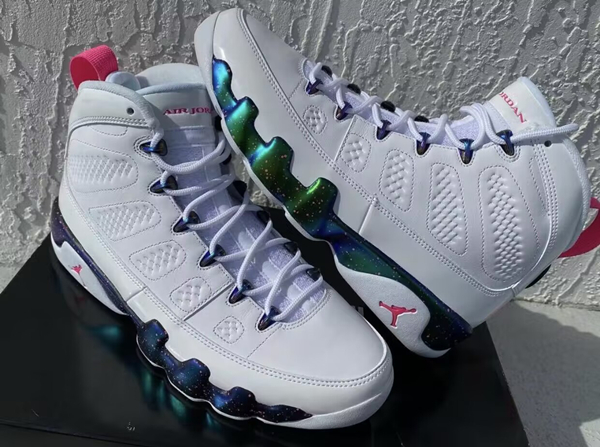 Men's White Running weapon Air Jordan 9 Shoes 022